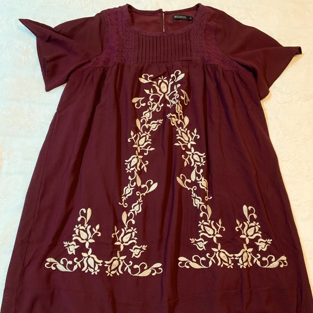 Wine/Maroon Dress